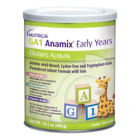 Nutricia North America Infant Formula GA-1 Anamix® Early Years 14.1 oz. Can Powder Amino Acid Glutaric Aciduria Type-1 (GA-1) - Case of 6 - 90217-CS