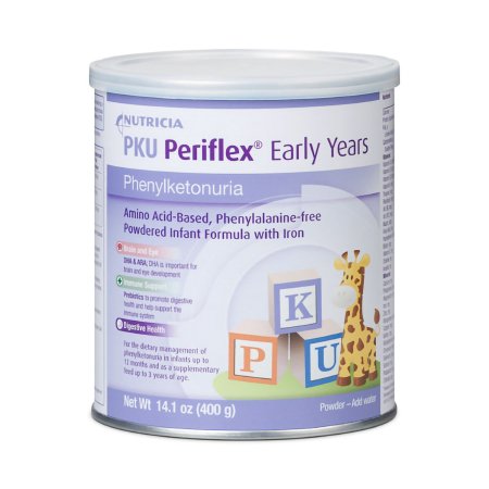 Nutricia North America Infant Formula PKU Periflex® Early Years 14.1 oz. Can Powder Amino Acid / Iron Phenylketonuria (PKU) - Each - 90164-EA