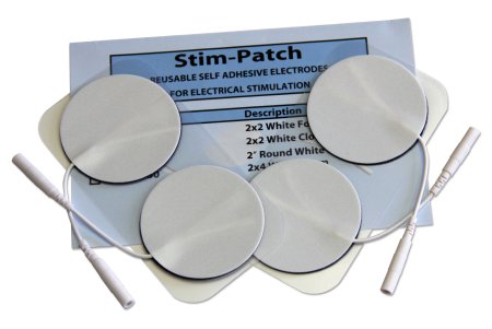 ProMed Specialties White TENS Electrode - Pack of 1 - STIM-025-PK