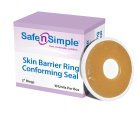 Safe N Simple Adhesive Seal Safe n' Simple 4 Inch Conforming - Case of 160 - SNS684U4-CS