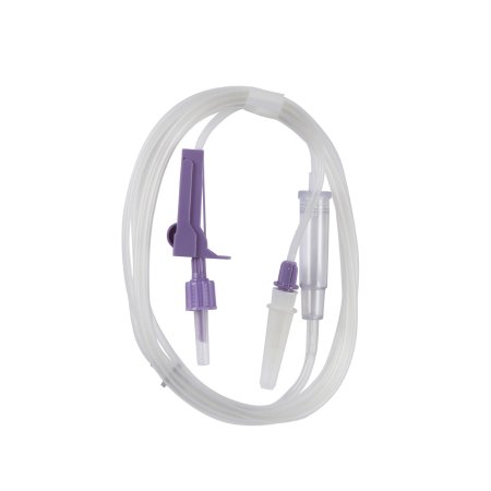 Amsino International Enteral Feeding Pump Spike Set with ENFit™ Connector AMSure® PVC NonSterile ENFit® Connector - Case of 30 - ENF1004K-CS