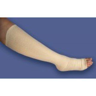 Medi-Tech International Elastic Tubular Support Bandage SpandaGrip™ 3-1/2 X 36 Inch Large Ankle / Medium Knee / Small Thigh Pull On Natural NonSterile Size E Standard Compression - Box of 12 - SAG35036-BX