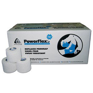 Andover Coated Products Cohesive Bandage PowerFlex® 2 Inch X 6 Yard Self-Adherent Closure White NonSterile 23 lbs. Tensile Strength - Case of 24 - 3720WH-024-CS