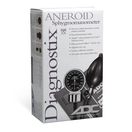 American Diagnostic Corp Aneroid Sphygmomanometer Unit Diagnostix™720 Series Infant Nylon 9 - 14 cm Pocket Aneroid - Each - 720-7IOR-EA