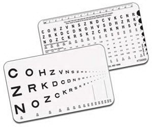 Good-Lite Eye Chart Good-Lite® 16 Inch Distance Acuity Test - Each - 756000-EA