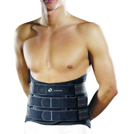 Patterson Medical Supply Back Brace M-Brace #574 M-Spine LSO Large Hook and Loop Closure 33-1/2 to 43-1/2 Inch Pelvic Circumference 13 Inch Back Height to 8 Inch Front Height Adult - Each - 081542331-EA