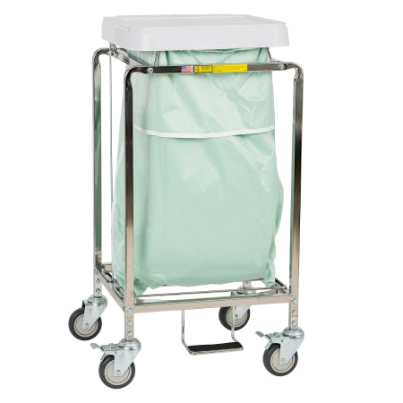 R & B Wire Products Hamper with Bag 4 Casters 30 to 35 gal. - Each - 682G-EA