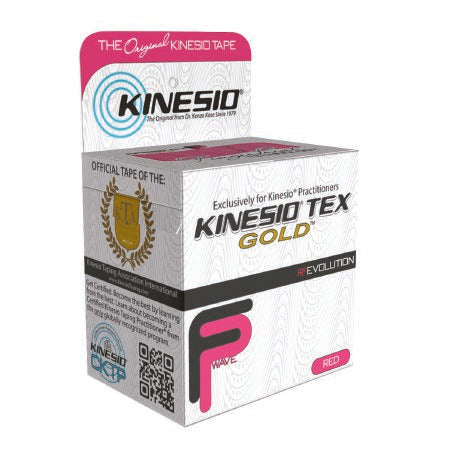 Fabrication Enterprises Kinesiology Tape Kinesio® Tex Gold™ FP Red 2 Inch X 5-1/2 Yard Cotton NonSterile - Roll of 1 - 24-4872-RL