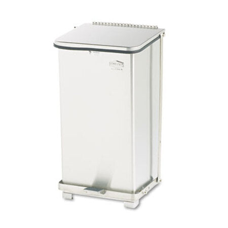 Rubbermaid® Commercial Defenders Heavy-Duty Steel Step Can, 6.5 gal, Stainless Steel - Each - RCP-ST12SSPL-EA