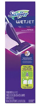 Procter & Gamble Wet Mop with Solution Reservoir Swiffer® WetJet® Purple / Silver Aluminum / Plastic NonSterile - Case of 2 - 10037000928116-CS