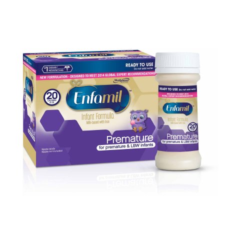 Mead Johnson Infant Formula Nutramigen™ with Enflora LGG® 2 oz. Nursette Bottle Liquid Milk-Based Premature - Case of 48 - 156401-CS