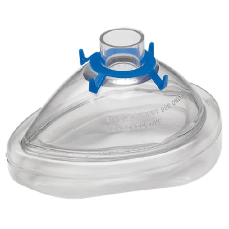 Smiths Medical ASD, Inc. Anesthesia Mask Portex® Premium™ Elongated Style Large Adult Size 6 Hook Ring - Case of 50 - 15045-CS