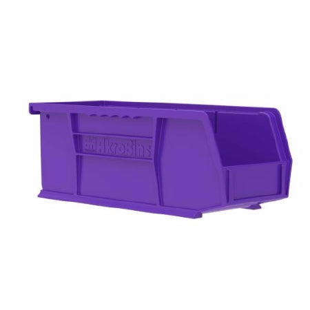 Akro-Mils Storage Bin AkroBins® Purple Plastic 4 X 4-1/8 X 10-7/8 Inch - CT/12 - 30224PURPL-CT