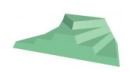 AMD Technologies Pediatric Lateral Finger Block 4 W X 7 D X 1-3/4 H Inch Foam Freestanding - Each - 10216-C-EA