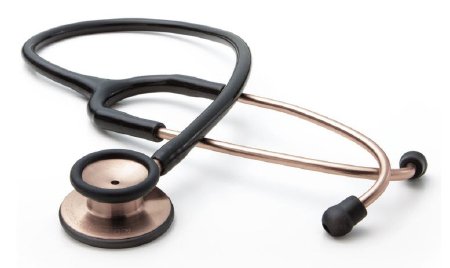 American Diagnostic Corp Classic Stethoscope Adscope® 603 Gold 1-Tube 22 Inch Tube Double Sided Chestpiece - Each - 603COP-EA