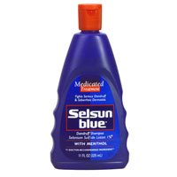 Chattem Dandruff Shampoo Selsun Blue® 11 oz. Flip Top Bottle Scented - Each - 04116760632-EA
