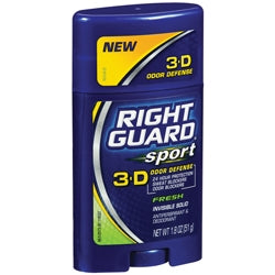 Dial Corp Antiperspirant / Deodorant Right Guard® 3D Solid 1.8 oz. Fresh Scent - Each - 01700025173-EA
