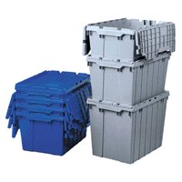 Akro-Mils Storage Container Gray 21.5 X 15 X 9 Inch - CT/6 - 39085-CT