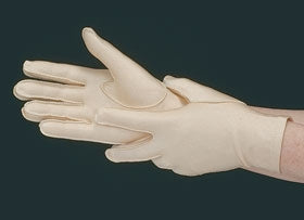 Alimed Compression Gloves Gentle Compression Full Finger Medium Wrist Length Left Hand Lycra® / Spandex - Each - 2970003811-EA