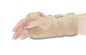 Alimed Arthritis Wrist / Hand Support Freedom® Flannel / Foam Left Hand Beige Large - Each - 2970003678-EA