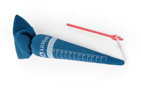 Alimed Hand Contracture Orthosis Kit AliMed® Antimicrobial-Treated Carrot Shape Cotton / Plastic Left or Right Hand Blue One Size Fits Most - Each - 2970002637-EA