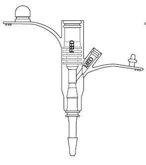 Avanos Medical Sales LLC Universal Feeding Adapter MIC 24 Fr. - Each - 0135-24-EA