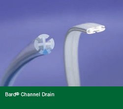 Bard Wound Drain Tube Bard® Silicone Fluted Style 15 Fr. Size - Case of 10 - 072228-CS
