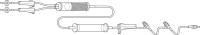 Baxter Primary IV Administration Set Clearlink™ Gravity 2 Ports 15 Drops / mL Drip Rate With Filter 99 Inch Tubing - Case of 48 - 4C8723-CS