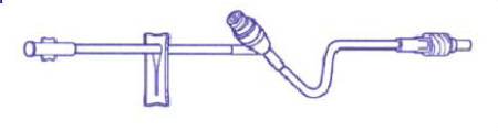 Baxter IV Extension Set Clearlink™ Needle-Free Port 14 Inch Tubing Sterile - Case of 48 - 2C8632-CS