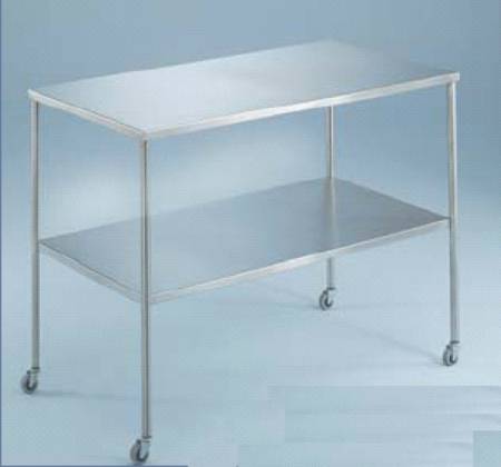 Blickman Instrument Table 3026SS 30 X 33 X 26 Inch Stainless Steel 1 Shelf - Each - 0113026000-EA