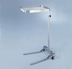Blickman Mayo Instrument Stand MR-Safe Tray U-Shaped Base 39.5 - 62 Inch 19 Inch - Each - 0638841200-EA