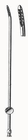 BR Surgical Vacuum Aspiration Curette HerMann Medizintechnik Novak Style 3 mm Tip Diameter - Each - H170-59203-EA