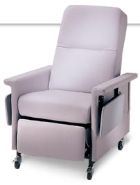 Champion Manufacturing Standard Transport Manual Recliner 59 Series Vinyl 3 Inch Casters - Each - 596CHA13-FS7-EA