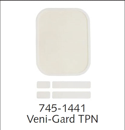 Conmed I.V. Dressing Veni-Gard® TPN Film 4 X 5 Inch Sterile - Case of 150 - 745-1441-CS