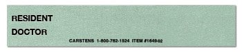 Carstens Identification Card Medsav Solutions® - Pack of 1 - 1659-02-PK