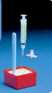 DeRoyal Needle Holder SharpStop™ Foam, 10 Count, Latex Free, Sterile - Case of 50 - 77-400113-CS