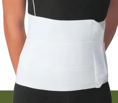 DJO Abdominal Binder ProCare® Premium 3X-Large Hook and Loop Closure 82 to 100 Inch Waist Circumference 9 Inch Height Adult - Each - 79-89250-EA