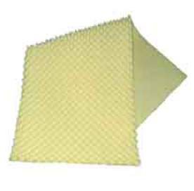 EHOB Mattress Overlay Eggcrate® Dermacare® 72 L X 32 W X 2 H Inch - Case of 12 - DC301004-CS