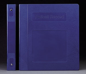First Healthcare Products Binder First Healthcare 3 Ring Light Blue 125 Sheets Side Opening - Each - M40080R3-EA