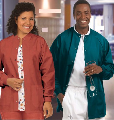 Fashion Seal Uniforms Warm-Up Jacket Navy Blue X-Small Hip Length Reusable - Each - 7696-XS-EA