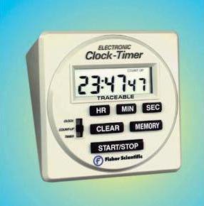 Fisher Scientific Electronic Alarm Timer Laptop Timer, Count Down Traceable® 24 Hours Digital Display - Each - 0666245-EA