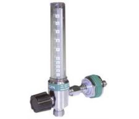 Future Health Concepts Oxygen Flowmeter Adjustable 0 - 15 LPM Puritan Bennett Adapter - Each - FHCFM-15UO-PB-EA