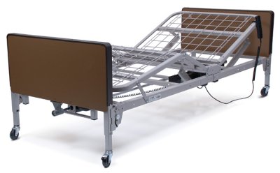 Graham-Field Electric Bed Patriot™ Home Care High-Low 87 Inch Length Grid Sleep Deck 13 to 23-1/2 Inch Height Range - Each - US0458PL-RPKG-EA