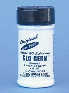 Glo-Germ Germ Simulator Powder Glo Germ™ 4 oz. Shaker Bottle - Each - GGP-EA