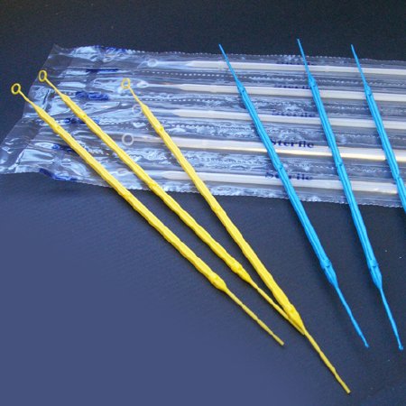 Globe Scientific Inoculating Loop with Needle 10 μL Polystyrene Integrated Handle Sterile - Case of 500 - 2815-CS