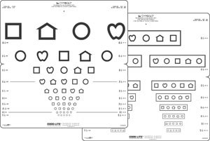 Good-Lite Preschool Eye Test Chart Good-Lite® 10 Foot Distance Acuity Test - Each - 250200-EA