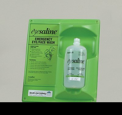 Health Care Logistics Eyewash Station Eyesaline® Wall Mount 32 oz. Bottle - Each - 10076-EA
