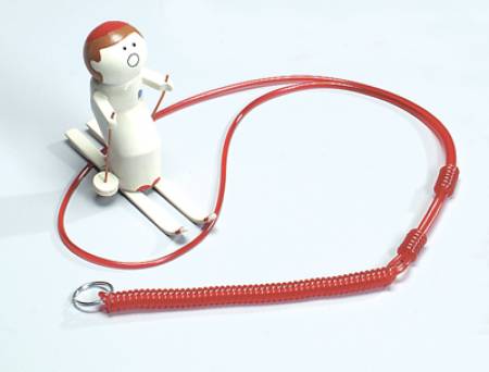 Health Care Logistics Lanyard Blue, Green, Neon Pink, Red and White - Each - 1510R-EA