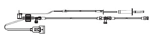 ICU Medical Pressure Monitoring IV Set Transpac® Pump 3 mL / Hr Drip Rate Without Filter - Each - 425850405-EA