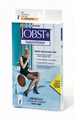 BSN Medical Compression Stocking JOBST® Ultrasheer Knee High Medium Suntan Closed Toe - Pair - 119406-PR
